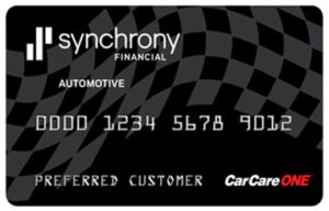image of sample synchrony financial credit card Arizona Driveshaft & Differential Mesa Arizona
