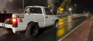 older white truck ready to race but there's smoke up ahead Arizona Driveshaft & Differential Mesa Arizona